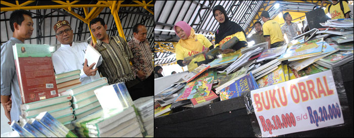 Lebih dari 1.000 judul buku dihadirkan dalam Kukar Book Fair 2014 di aula Sekretariat Gerbang Raja, Tenggarong, mulai 31 Oktober hingga 9 November