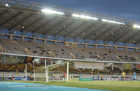 Untuk pertama kalinya, laga di Stadion Madya Aji Imbut harus digelar tanpa disaksikan penonton