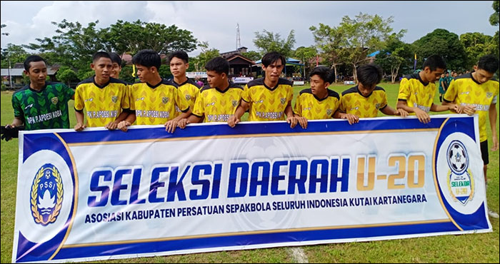 Tim Kecamatan Kota Bangun merebut tiket ke Babak 6 Besar Selekda U-20 PSSI Kukar