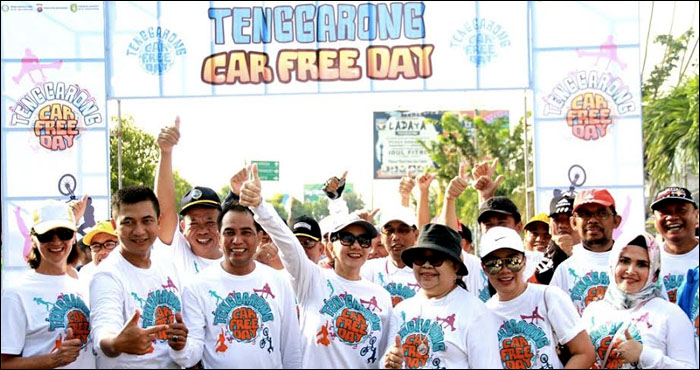 Setelah vakum selama 3 tahun, program Car Free Day di kota Tenggarong kembali diaktifkan