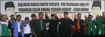 Didukung 13 parpol, pasangan Awang Ferdian Hidayat-Suko Buono maju ke Pilkada Kukar 2010
