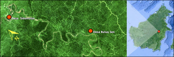 Kecelakaan <i>long boat</i> terjadi di perairan sungai Belayan antara desa Buluq Sen dengan Desa Sidomulyo, Tabang