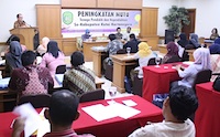 Suasana pembukaan pelatihan komputer bagi para PTK SMK se-Kukar, Jum'at (30/11) kemarin