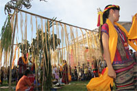 Upacara adat Tota Timui turut menyemarakkan pelaksanaan pesta adat Erau 2012 di kota Tenggarong