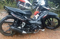 Sepeda motor Honda Revo yang digunakan korban telah diamankan petugas
