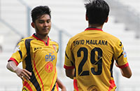 Rafli Mursalim dan Septian David Maulana masing-masing mencetak 1 gol bagi kemenangan Mitra Kukar