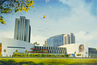 Gambar rancangan Royal World Plaza yang akan berdiri di Tenggarong