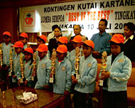 Ke 11 pelajar SD asal Kukar yang akan mengikuti lomba Sempoa tingkat nasional di Jakarta