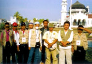 Para relawan Kesehatan Kukar ketika berada di Banda Aceh