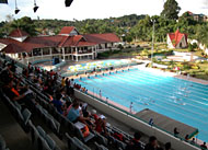 Kolam Renang Putri Junjung Buih, Tenggarong, akan menjadi tempat pelaksanaan Kejurda Renang se-Kaltim mulai Sabtu (09/04) ini