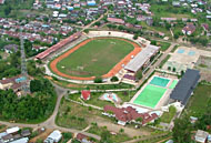 Stadion Rondong Demang, Tenggarong, yang juga akan menjadi tempat pembukaan dan penutupan Porprov III 2006