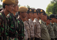 Aparat TNI/Polri siap melakukan pengamanan Natal dan Tahun Baru 2008